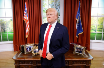 Восковая фигура Дональда Трампа в Музее мадам Тюссо. Неизвестный фотограф.