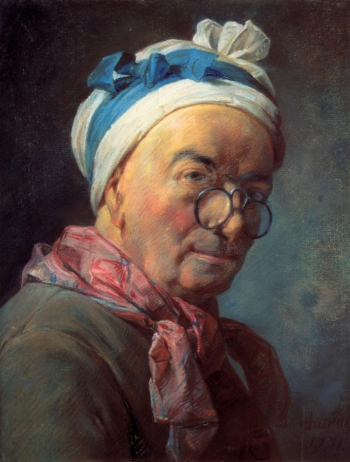Жан Батист Симеон Шарден. Автопортрет. Бумага, пастель. 46х38. 1771. Лувр.
