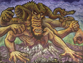 Эрик Сэби. Перерождённый Самаэль. Иллюстрация. 2011. Ascension: Chronicle of the Godslayer.