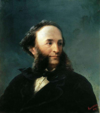 Айвазовский Иван Константинович. Автопортрет. Холст, масло. 74х58. 1874. Галерея Уффици.