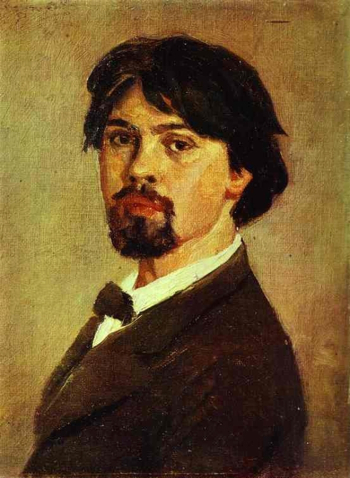 Суриков Василий Иванович. Автопортрет. Холст, масло. 21х17. 1879. Государственная Третьяковская галерея.
