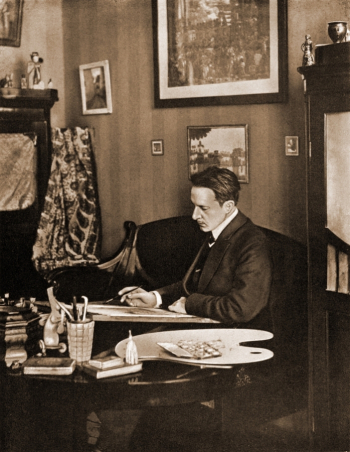 Мстислав Валерианович Добужинский. Около 1908 года. Неизвестный фотограф.