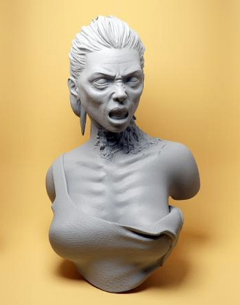 Цифровая 3D скульптура. Неизвестный фотограф.