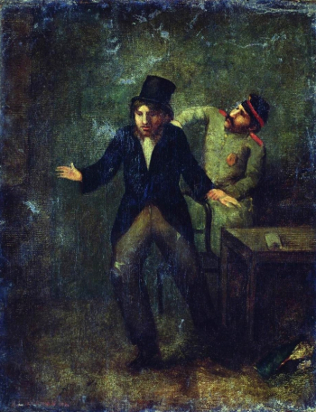 Соломаткин Леонид Иванович. Автопортрет. Холст, масло. До 1883 года. Частное собрание.