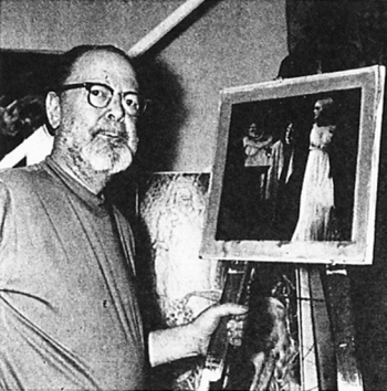 Вёрджил Уорден Финлэй (Virgil Warden Finlay) в 1969 году. Неизвестный фотограф.