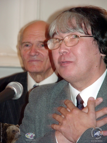 Санджиев Дмитрий Никитич. РАХ. 2000.. Санджиев Дмитрий Никитич. Персональная выставка в РАХ. 2000 год.