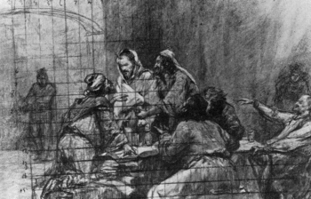 Ярошенко Николай Александрович. Иуда (эскиз). Предположительно 1895 год. Государственный Русский музей.