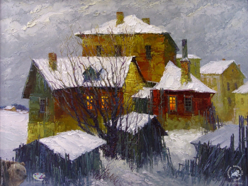 Севостьянов Сергей Викторович. Сумерки. Холст, масло. 60х80. 2003. Частное собрание.