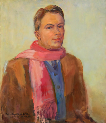 Кузнецов Павел Варфоломеевич. Автопортрет. Холст, масло. 68,5х59. 1897. Саратовский государственный художественный музей имени А.Н.Радищева.
