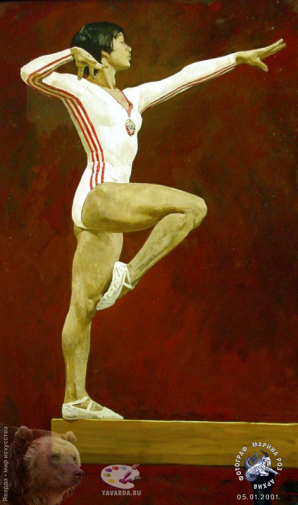 Чемпионка мира и Олимпийских игр Нелли Ким