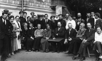 Участники Народного комиссариата просвещения РСФСР. 1920-е. Неизвестный фотограф.