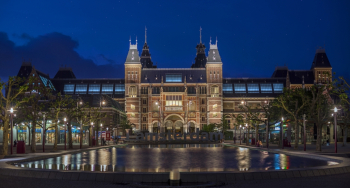 Рейксмюсеум или Рейксмузеум в Амстердаме. Rijksmuseum. 2014.