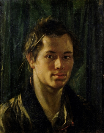 Кипренский Орест Адамович. Автопортрет. Холст, масло. 46х36. 1809. Государственная Третьяковская галерея.