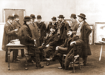 Берлинский сецессион (Berliner Secession). Участники объединения. Неизвестный фотограф.