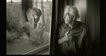 Джерри Уэлсман. Джерри Уэлсман (Jerry Uelsmann). Автопортрет.