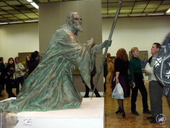Выставка `Имени Твоему` в ЦДХ. Москва, 2000.. Выставка `Имени Твоему` в ЦДХ. Вернисаж. Москва, 2000.