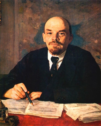 Михайловский Александр Николаевич. В.И.Ленин. Сентябрь 1918 года. Холст, масло. 99,5х94,5. 1924. Центральный музей В.И.Ленина.