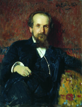 Репин Илья Ефимович. Портрет П.П.Чистякова. Холст, масло. 87х67. 1878. Государственная Третьяковская галерея.