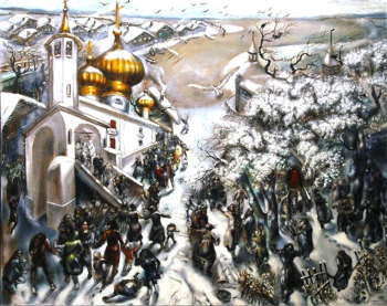 Лисунов Владимир Евгеньевич. Богоявление. Холст, масло. 90х118. 1996. Частное собрание.