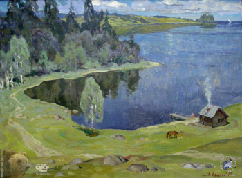 Прибалтийские просторы. У озера.