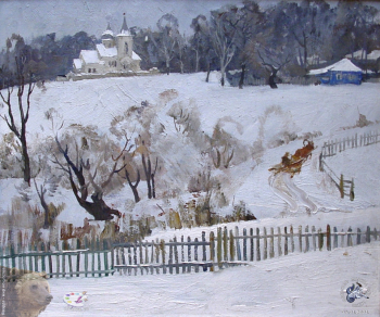Поленово зимой
