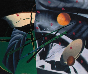 Ковальский Сергей Викторович. Rarитет II. Холст, масло. 96х114. 1984. Частное собрание.