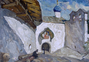 Никольский храм. Псково-Печерский монастырь.