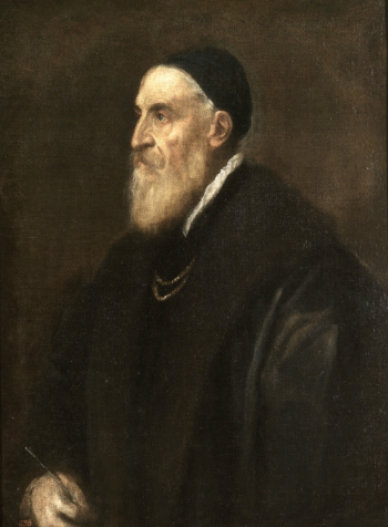 Тициан Вечеллио (Tiziano Vecellio). Автопортрет. Холст, масло. 86х65. 1562. Музей Прадо.