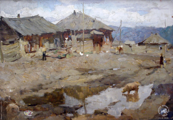 Деревня Бирюса. Дно будущего Красноярского моря.