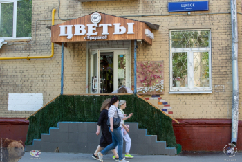 Цветы с кукушкой – цветочный магазин на Щипке. Фотограф Марина Роз.