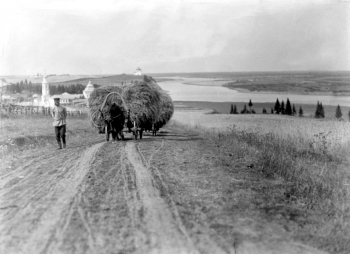 Лобовиков Сергей Александрович. Сельская дорога. Фотография.