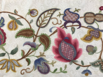 Якобинская вышивка (Jacobean embroidery). Неизвестный фотограф.