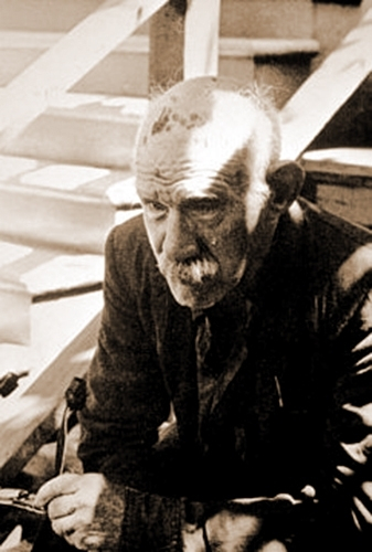 Генри Джозеф Дарджер младший (Генри Даргер, Henry Darger) в 1971 году. Неизвестный фотограф.