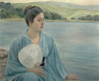 Сэйки Курода. У озера. Холст, масло. 69х84,7. 1897. Частное собрание.