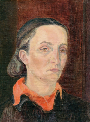 Глебова Татьяна Николаевна. Автопортрет. Холст, масло. 39,5х31,4. 1950-е. Ярославский художественный музей.