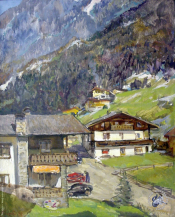 Австрия. Тирольская деревня.