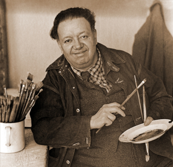 Диего Ривера (Diego Rivera). Неизвестный фотограф.