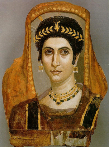 Неизвестный художник. Фаюмский портрет. Энкаустика. 100-110. Вилла Гетти.