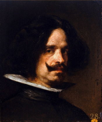 Диего Веласкес (Diego Velázquez). Автопортрет. Холст, масло. 45х38. 1650. Музей изящных искусств Валенсии.
