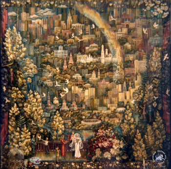 Шмакова Алла Алексеевна. Москва праздничная. Гобелен. Авторское собрание.