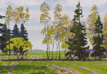 Королёв Геннадий Георгиевич. Весна. Холст, масло. 70х100. 1967. Новосибирский государственный художественный музей.