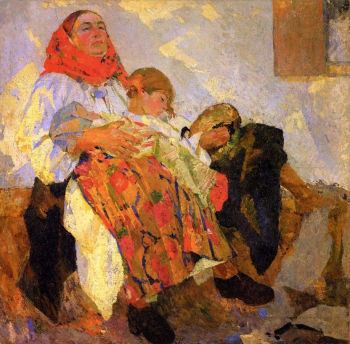 Кричевский Фёдор Григорьевич. Мать. Холст, масло. 156х155. 1929. Национальный художественный музей (Киев).