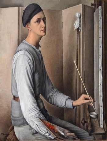 Франсуа-Эмиль Барро. Автопортрет. Холст, масло. 1931. Музей епархии Лиможа.