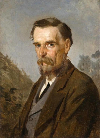 Неврев Николай Васильевич. Портрет П.И.Рыбакова. Холст, масло. 30х22. 1871. Государственный историко-художественный и литературный музей-заповедник Абрамцево.