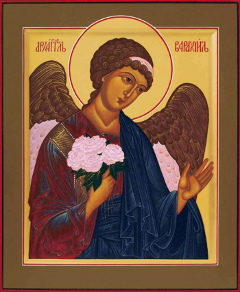Неизвестный иконописец. Икона `Архангел Варахиил`. Доска, темпера. 21 век. Частное собрание.