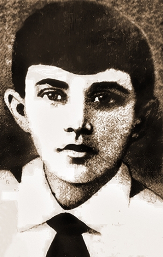 Фотография пионера-героя Вани Гриценко (Гриценко Ивана Ивановича). Неизвестный фотограф.