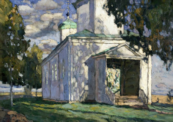 Жуковский Станислав Юлианович. Летний день. Холст, масло. 66х105. 1913. Самарский областной художественный музей.