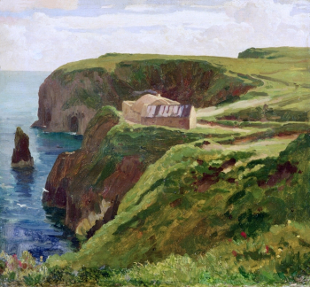 Фредерик Лейтон. Малин Хед, Донегол. Холст, масло. 26х28,7. 1874. Галерея Хью Лейн.
