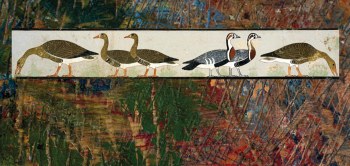 Медумские гуси (Meidum geese) - альсекко из гробницы принца Нефермаата.