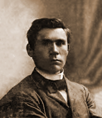 Асгримур Йонссон (Йоунссон, Ásgrímur Jónsson) в 1906 году. Неизвестный фотограф.